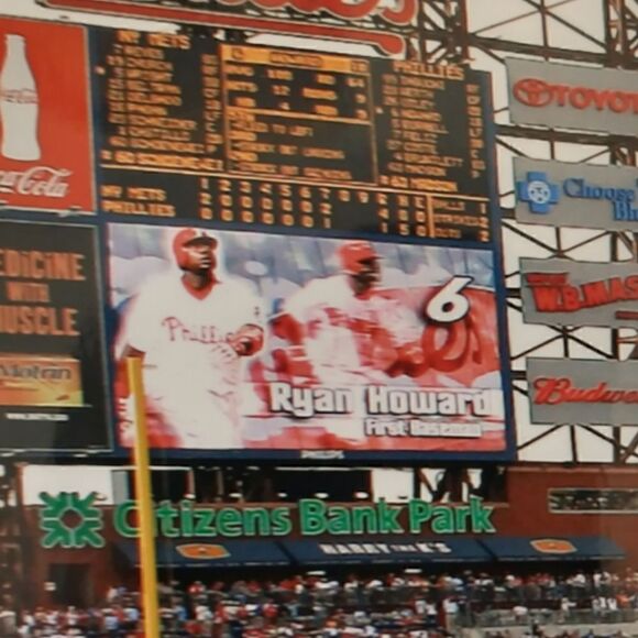 Philadelphia Phillies Citizens Bank Park Photo Official 2008 Ryan Howard Stadium - Picture 10 of 16